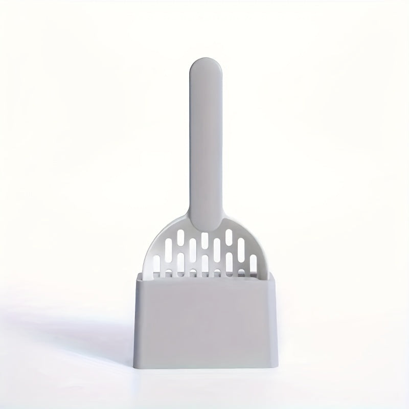 Large and small cat litter shovel set for pet toilet cleaning.