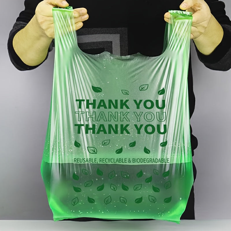 Set of 100 Long-lasting Plastic Bags - Ideal for Groceries, Fruits, and Vegetables - Perfect for Both Retail and Home