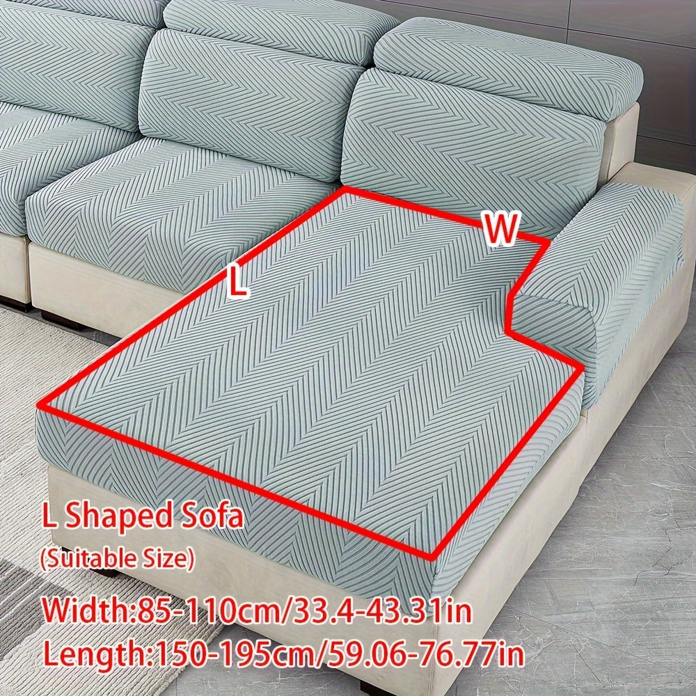 1pc Anti-splash, anti-slip elastic sofa cover for both chic home decor and furniture protection. Sold as single piece.