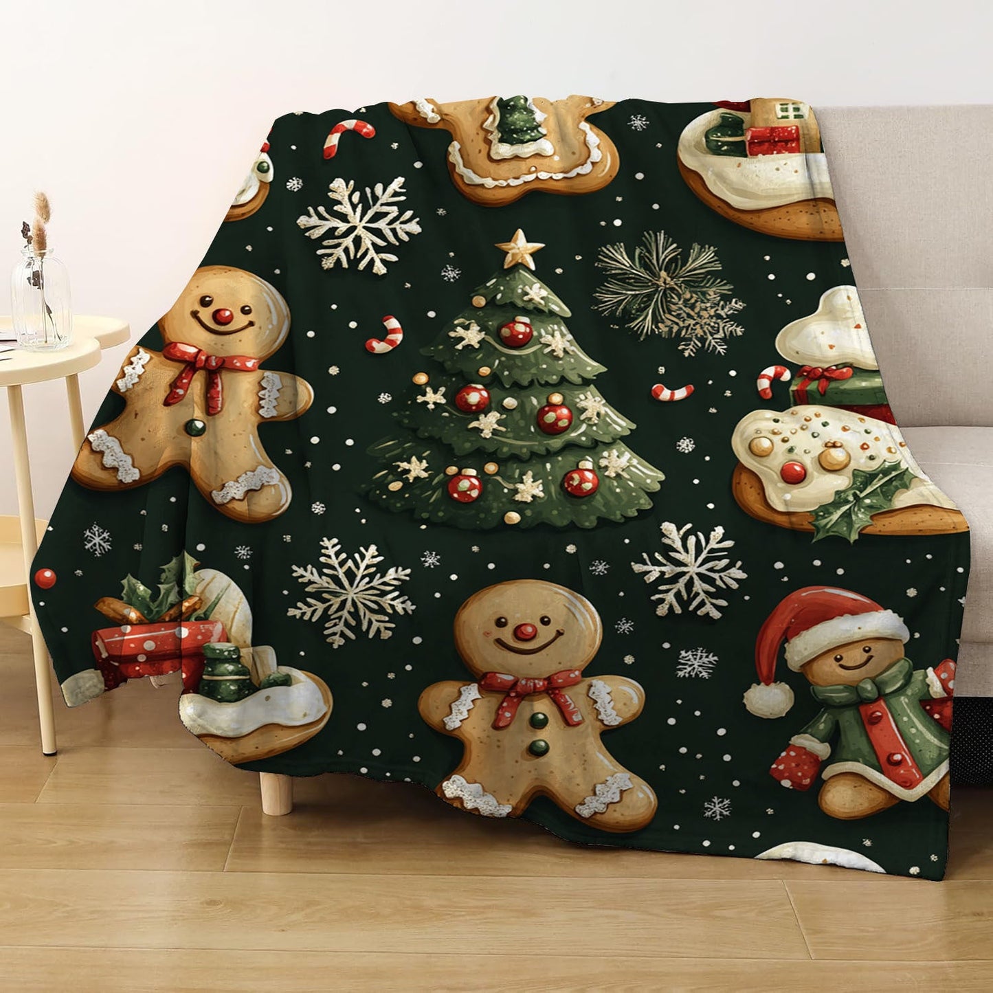 Cozy up with this one-piece contemporary digital print flannel fleece blanket. Made from soft polyester, this all-season throw is perfect for bed, travel, camping, or as a multipurpose nap cover. Hypoallergenic and weighing 200-250gsm, it makes an ideal