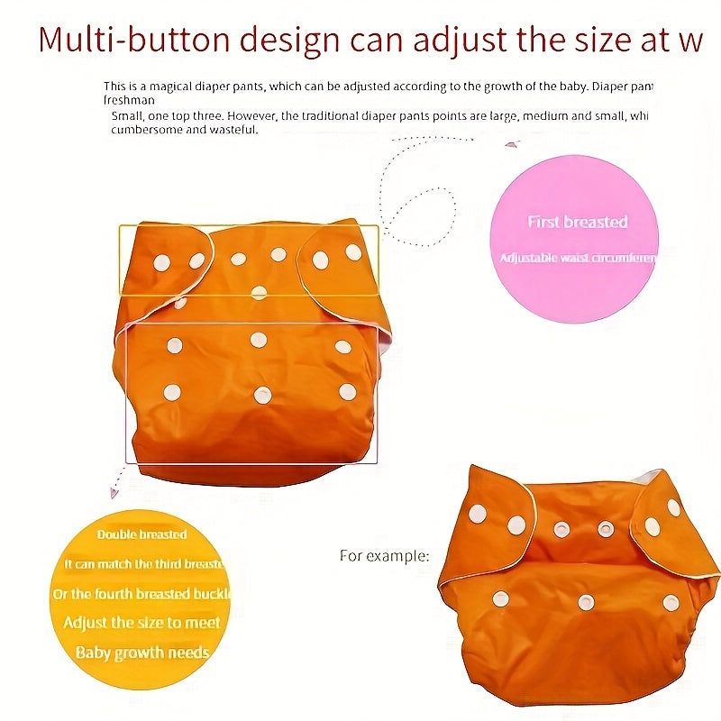 Reusable diaper pants for young children, waterproof and washable for use in autumn and winter.