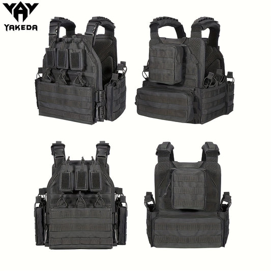 BOMTURN Outdoor Training Vest for Men with Quick Release Molle Design