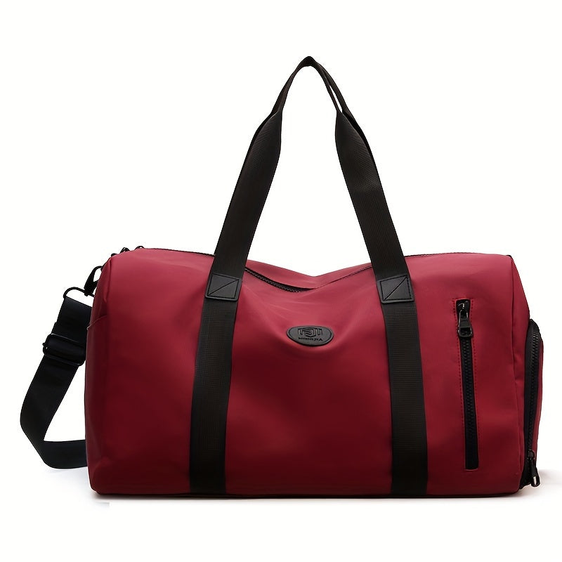 Men's Microfiber Leather Tote Bag, perfect for daily commuting with its large capacity.