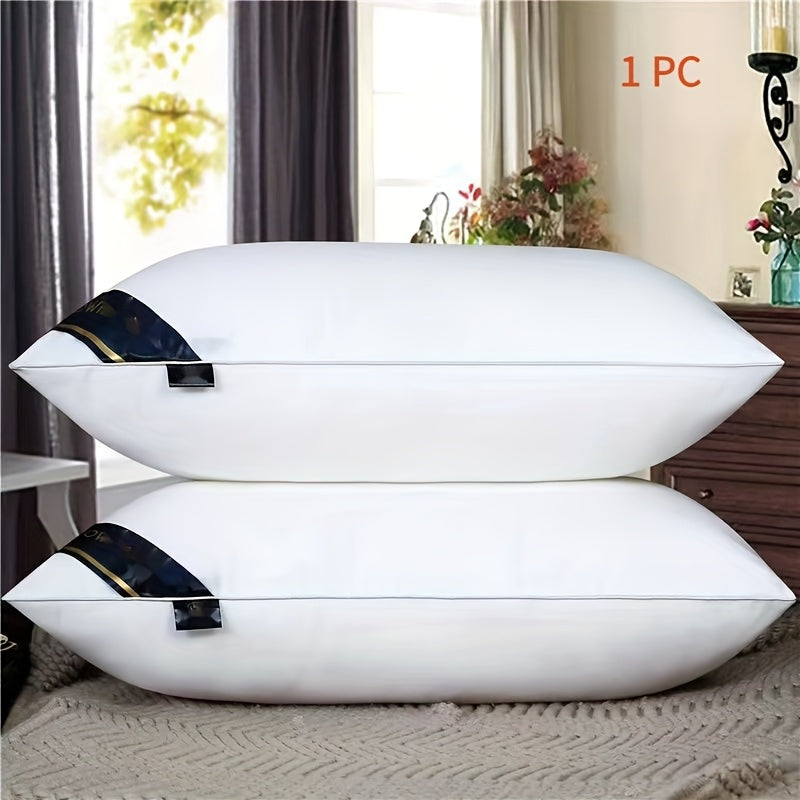 5-Star Hotel Quality Pillow with Non-Collapse High Pillow Core, Hypoallergenic Polyester Cover, Machine Washable