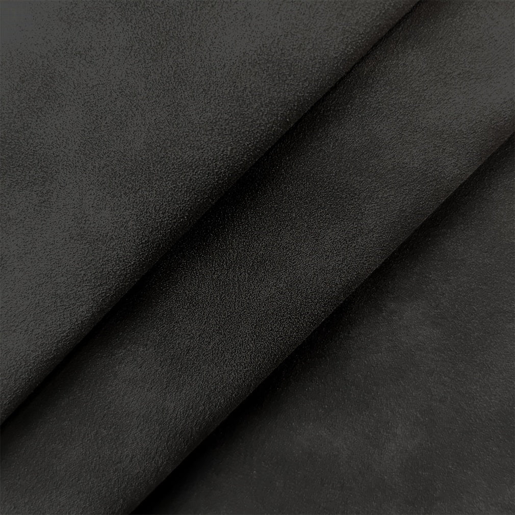 1 piece of soft smooth synthetic suede PU faux leather fabric for DIY wallets and bags.