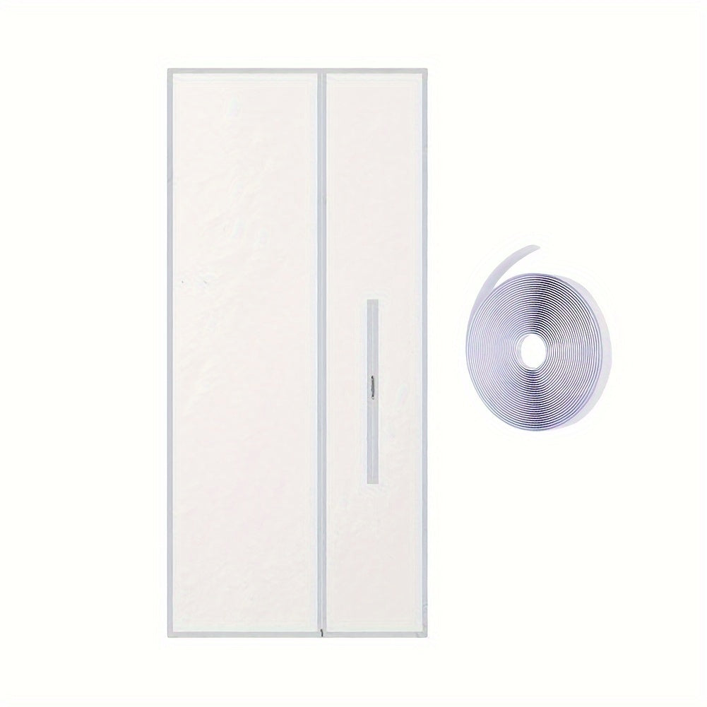 Indoor Mobile AC Sealing Accessory - 58x90cm Door and Window Baffle Cloth for Portable Air Conditioner, Made of Plastic, No Electricity Needed