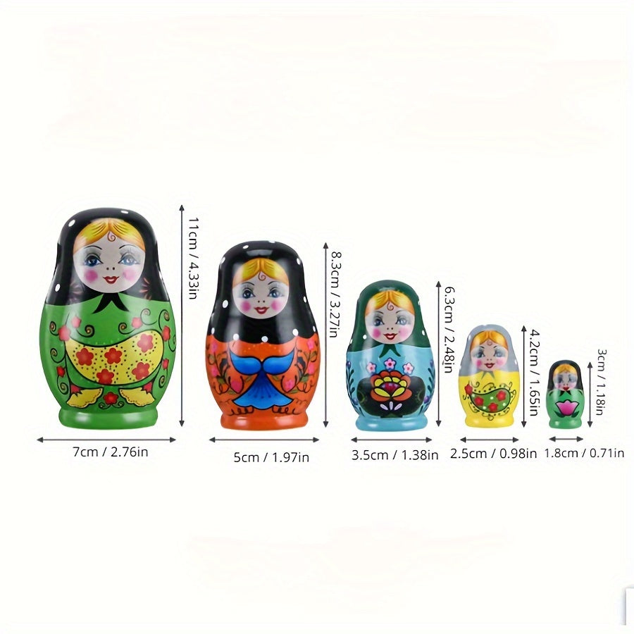 Handcrafted nesting dolls: Ideal toy gift for kids on any occasion.