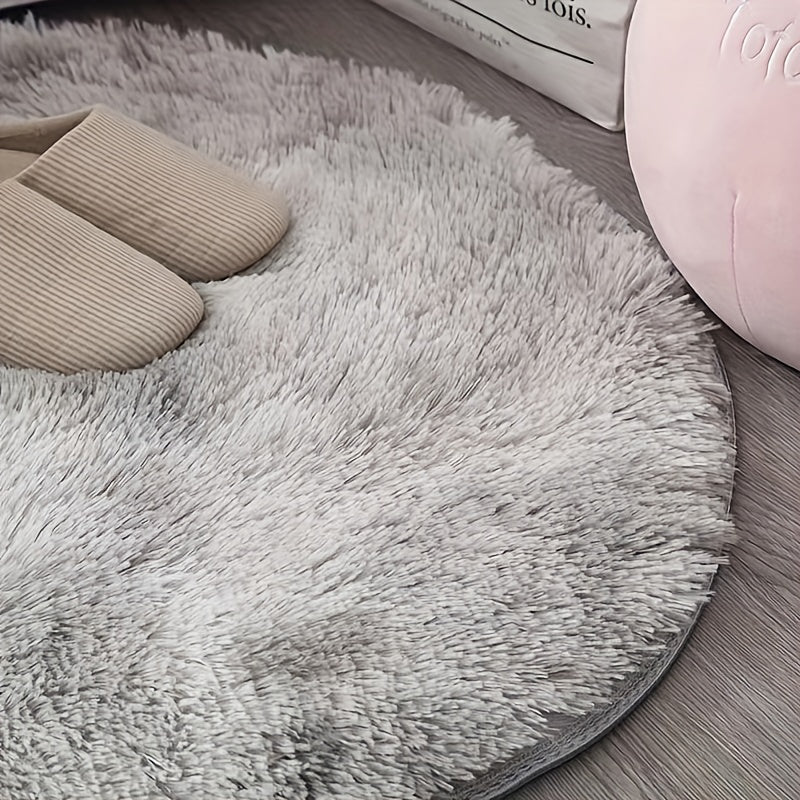 Indulge in Luxury with Our Super Soft Oval Rug - Easily Washable, Non-Slip Plush Mat Perfect for Bedroom, Living Room, and Home Decor. Lightweight and Simple to Maintain, This Rug is an Ideal Gift for Christmas, Halloween, or Thanksgiving.