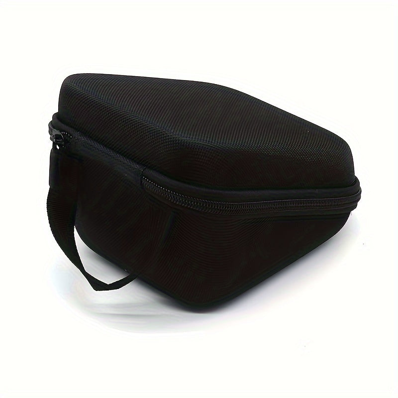 Durable nylon case with hand strap for portable blood pressure monitor storage, ideal for digital machines and cuffs, with soft lined interior.