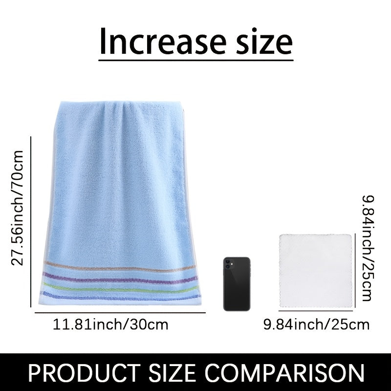 3-Pack of Modern Style Outdoor Towels - 100% Cotton Blend, Super Absorbent & Quick-Dry - Lightweight for Camping, Gym, Beach, Travel - Hand/Machine Washable - Oblong Shape