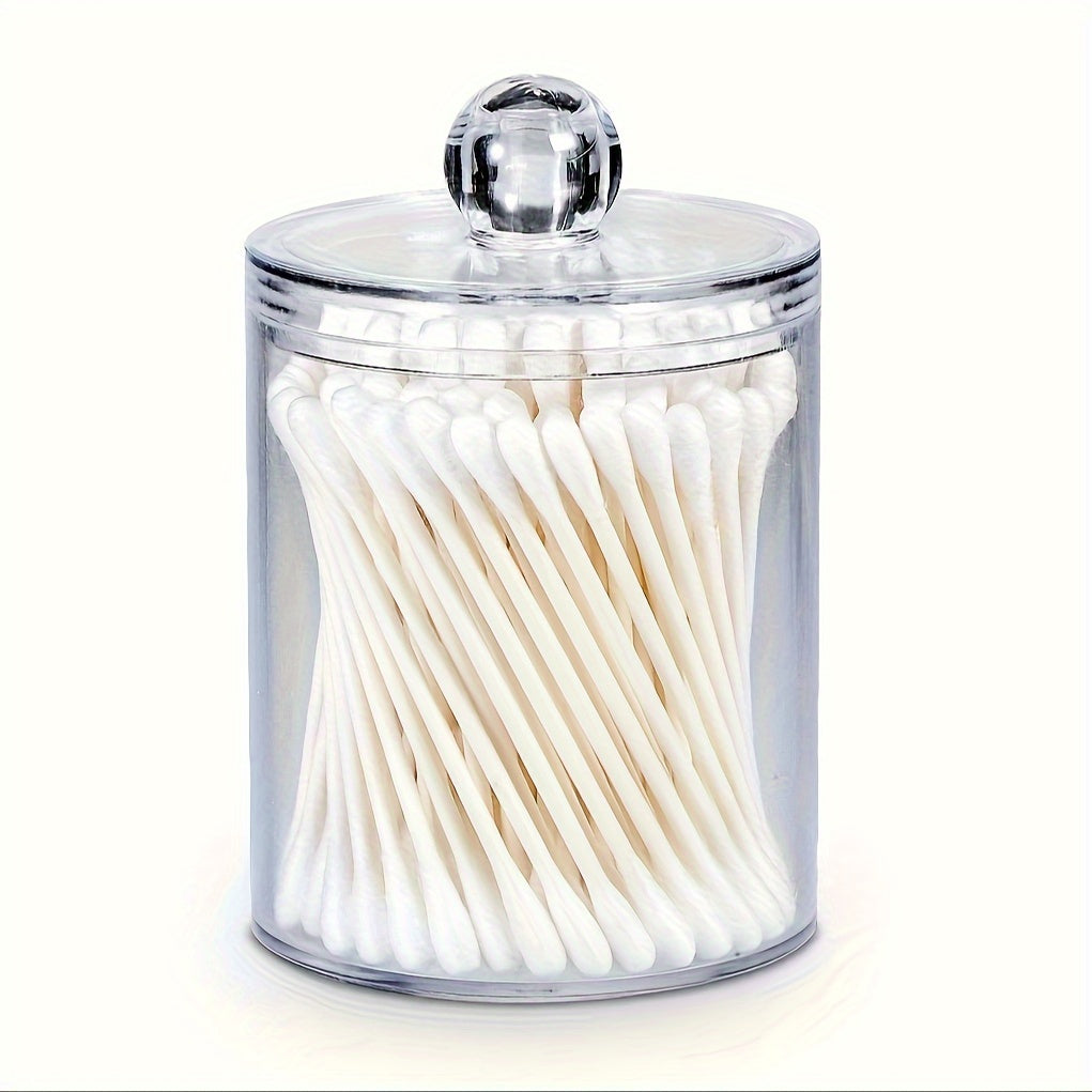 Transparent acrylic pen holder for pens and other small items, perfect for storage in various areas such as desktops, bathrooms, or dorm rooms.