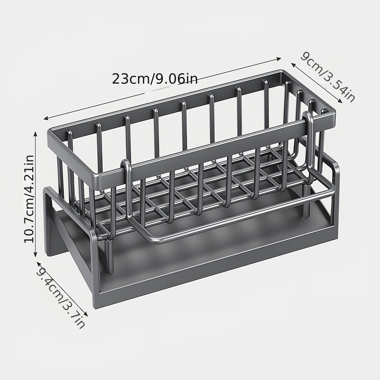 Get organized with the Multifunctional Kitchen Storage Rack! This modern plastic rack comes in a combo pack of 1 or 2 pieces, with 5 styles to choose from. It features a draining function, space-saving design, and large capacity to help keep your kitchen