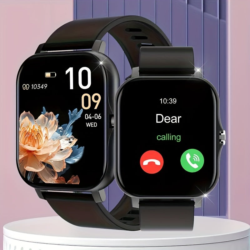 The new 1.85-inch full-touch HD fashion smart watch features wireless call functions, sports and sleep monitoring, and a large watch face. Suitable for Android and Apple phones, it's the