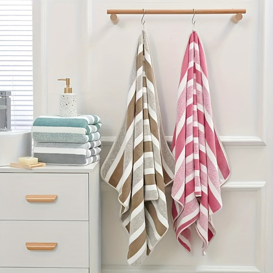 Set of 12 soft and thick microfiber towels ideal for home bathroom, quick-dry absorbent, 85% polyester, 15% nylon, 300gsm, woven wash cloths.