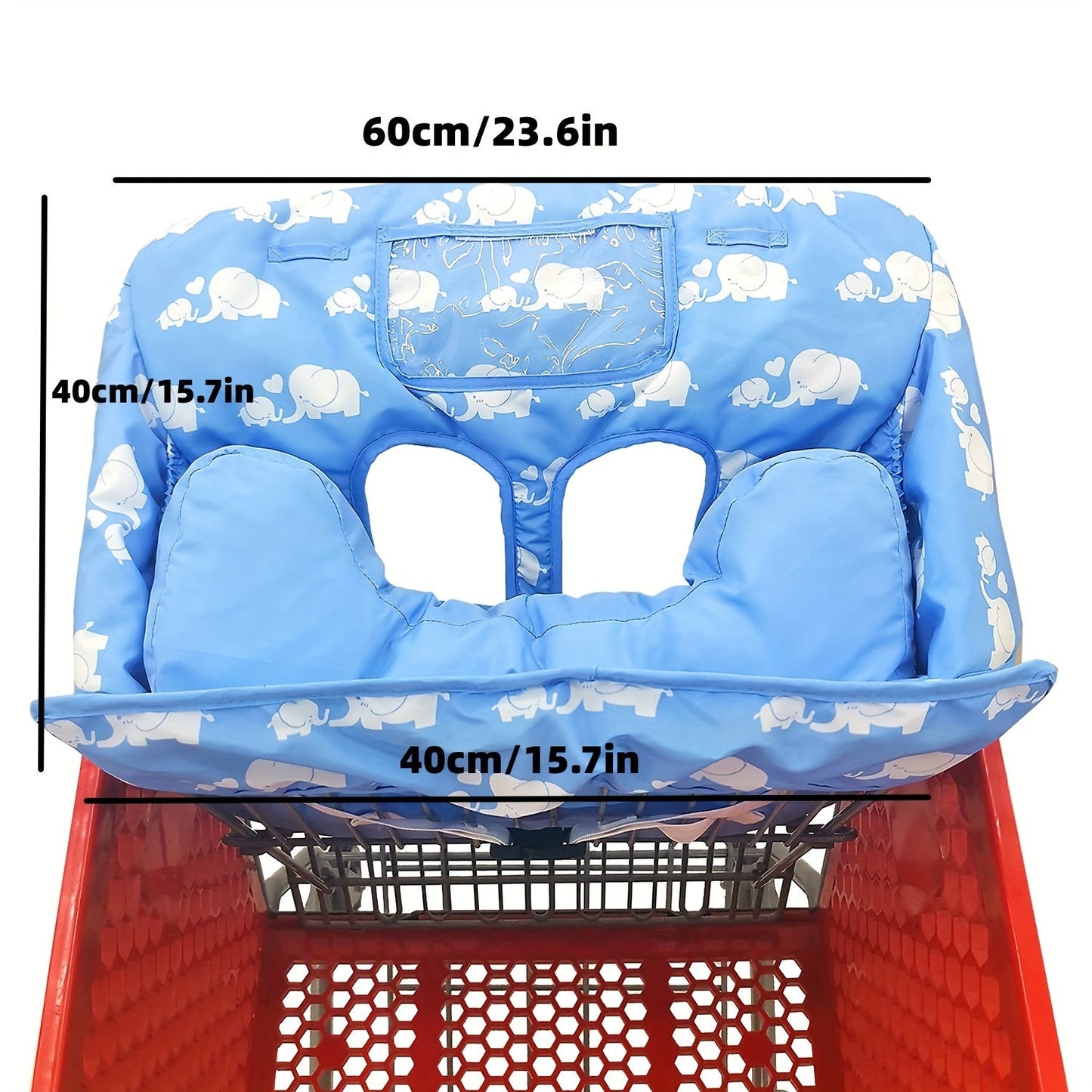 Protective Cushion for Shopping Carts, High Chairs, and Portable Cover Pad