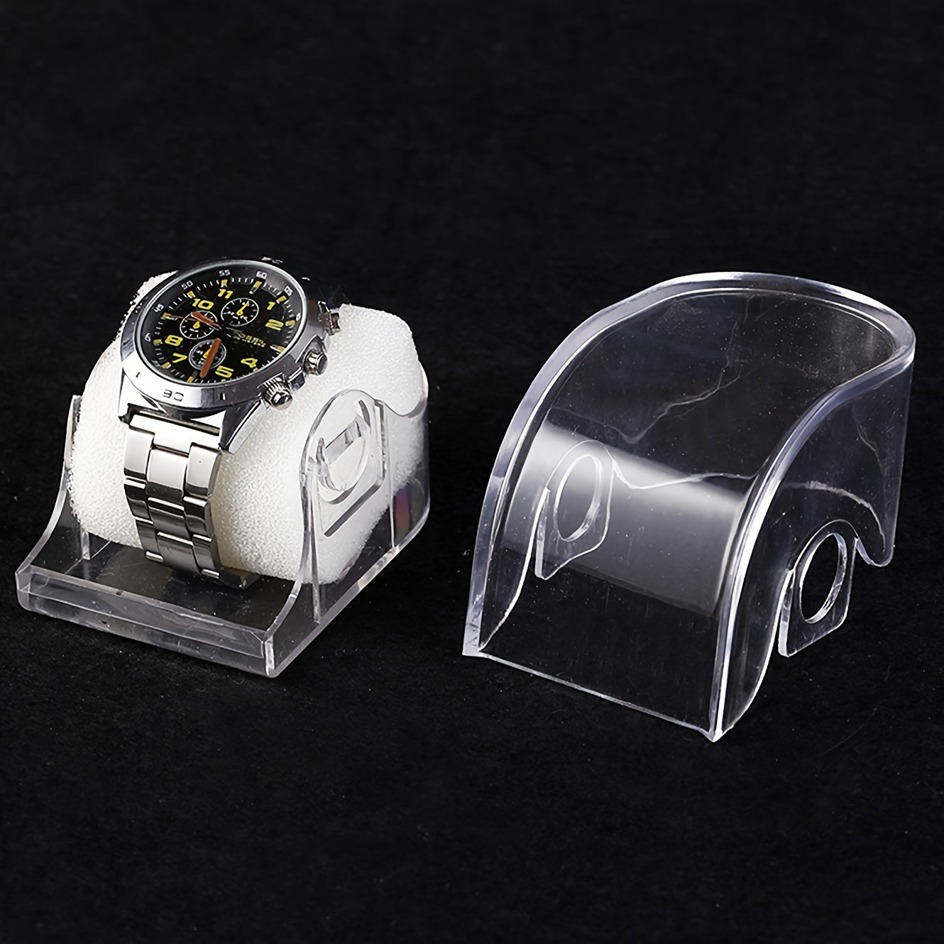 1 Classic Transparent Plastic Watch Box Gift Box made of Acrylic