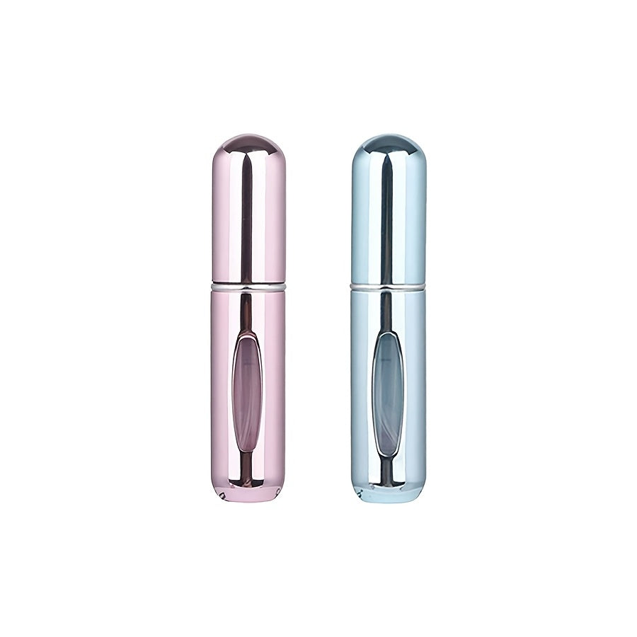 Refillable atomized perfume bottle ideal for travel and outings (5ml), suitable for men and women, makes a great gift.