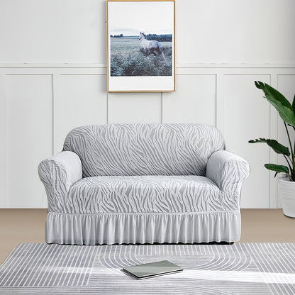 Dustproof sofa slipcover for all seasons, universal fit for couches, protects furniture in home decor.