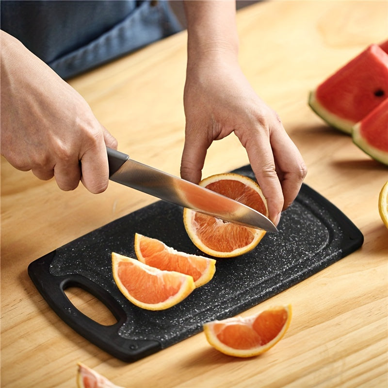 Top Pick: Set of 3 Anti-Slip Plastic Chopping Boards with Colorful Dots, Perfect for Hanging in the Kitchen - Great for Cutting Fruits and Vegetables