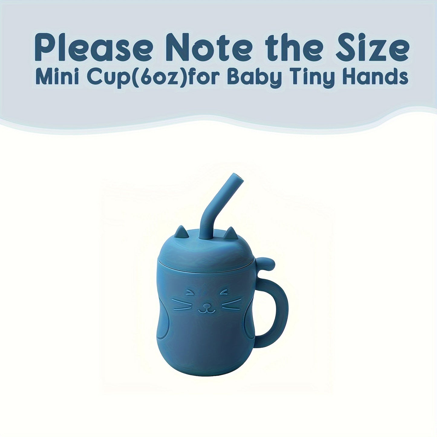 Get your hands on the adorable TYRY.HU Cute Kawaii Cat Learning Cup - designed to make feeding time fun and easy for your baby! This leak-proof, BPA-free cup comes with a cute stopper and straw, making it perfect for baby's first feedings.