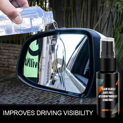 Polishing Abrasive Water Repellent Spray for Car Glass with Hydrophobic Anti-Rain Coating