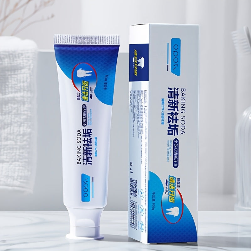 Probiotic enriched toothpaste with mint for fresh breath, stain removal, and deep oral care. Ideal for home and travel with sleek tube design.