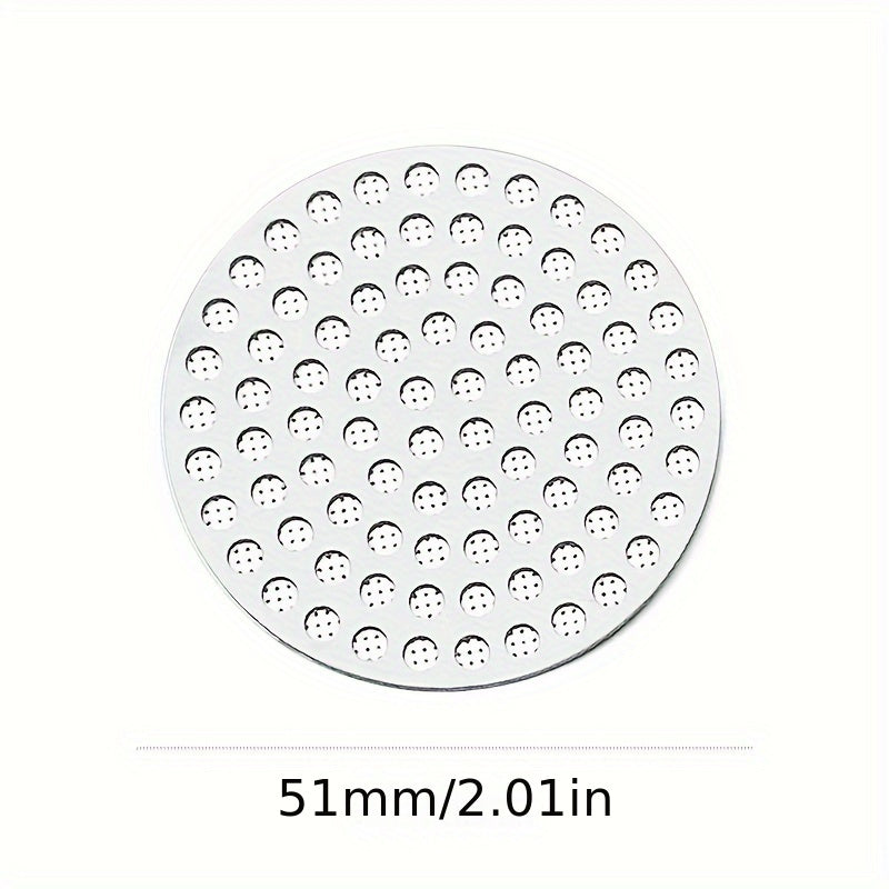 1 piece of 51mm/53mm/58mm 304 Stainless Steel Barbecue Mesh, secondary mesh for coffee and water separation, powder bowl, even extraction filter accessory.