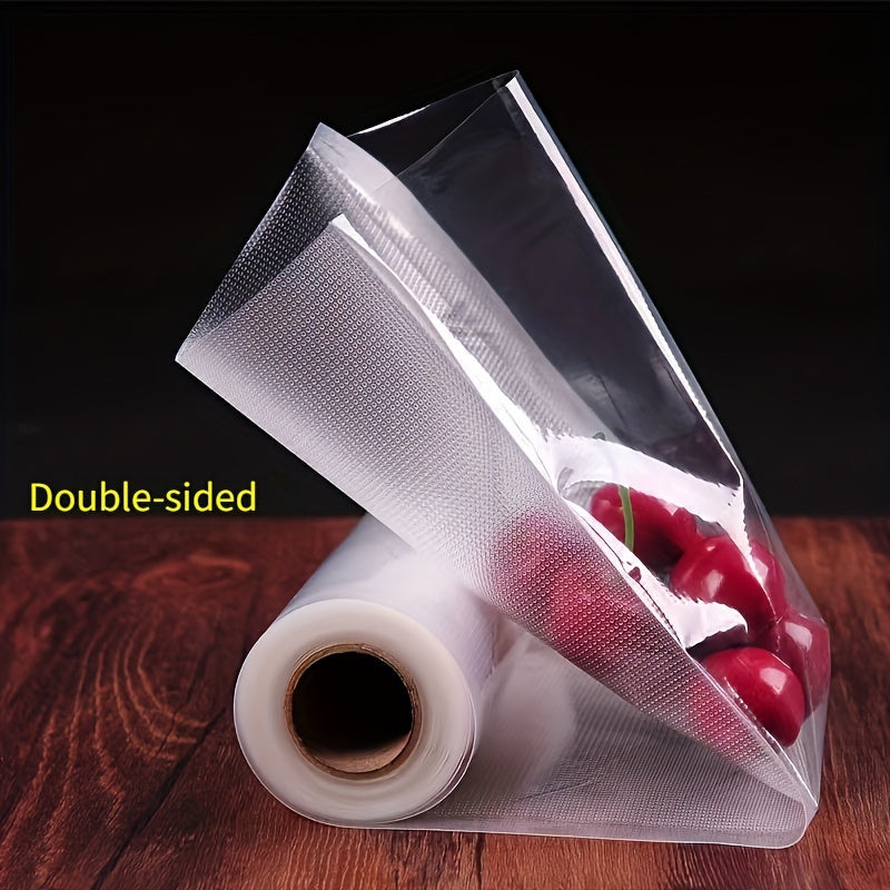 3 Food-Grade Vacuum Seal Bags for Preserving Freshness - Microwave Safe, High-Quality Reusable Storage Solution for Kitchen and Dining