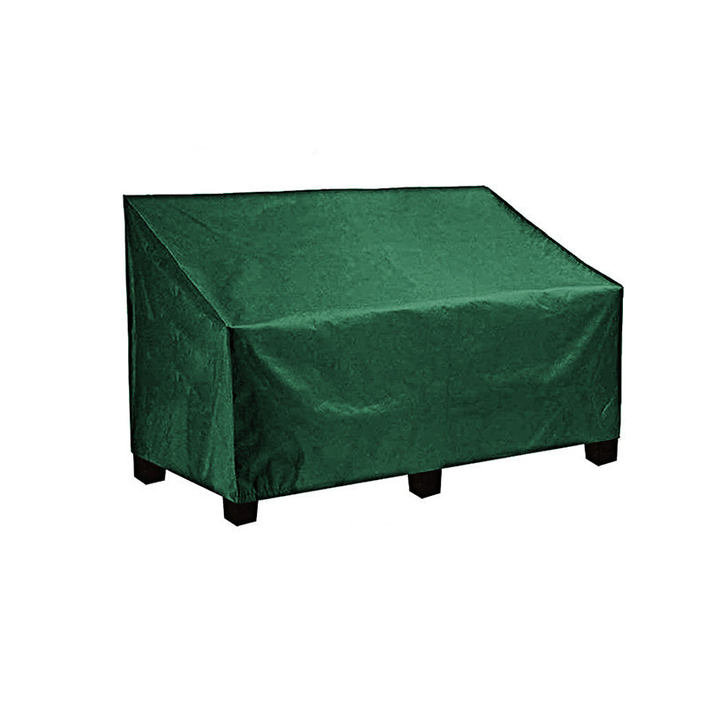 Waterproof bench cover for outdoor patio furniture, made of durable Oxford cloth, measuring 134x66x89cm.