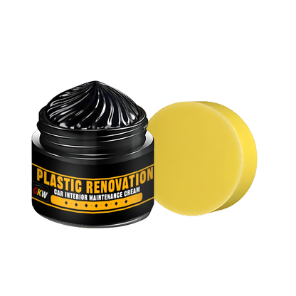 GM Plastic Repair, Rubber and Tire Black Polish for Car Restoration.