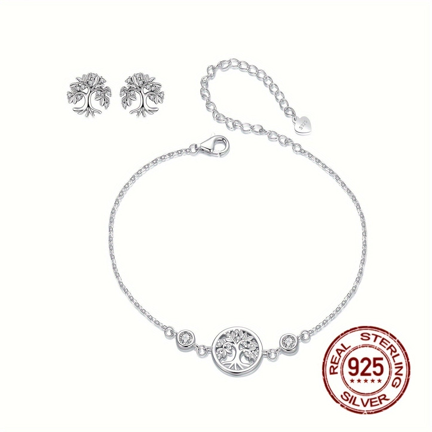 Sterling Silver Plated Tree of Life Necklace with Synthetic Zirconia September Birthstone - Perfect for Parties, Vacations, and Father's Day. Sexy and Cute Style, Ideal for All Seasons.