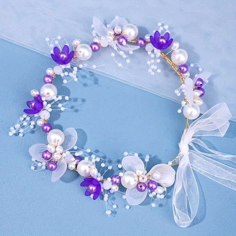 Stylish Angel-Inspired Headband with Faux Pearls - Perfect for Daily Wear and Dressing Up for Parties, Ideal for Women