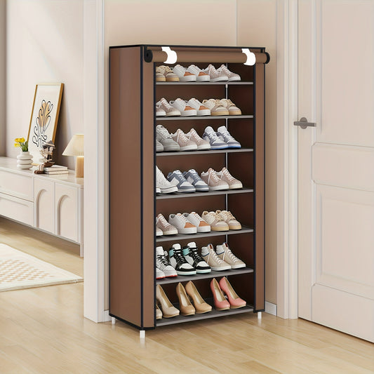 Convenient Home Shoe Rack with Multiple Layers, Easy to Install. Dust-proof Shoe Cabinet for Doorstep or Office Storage. Grid Storage Rack for Sundries. Large-capacity Shoe Cabinet for Classroom or Dormitory. Space-saving Shoe Storage Rack for Bedroom