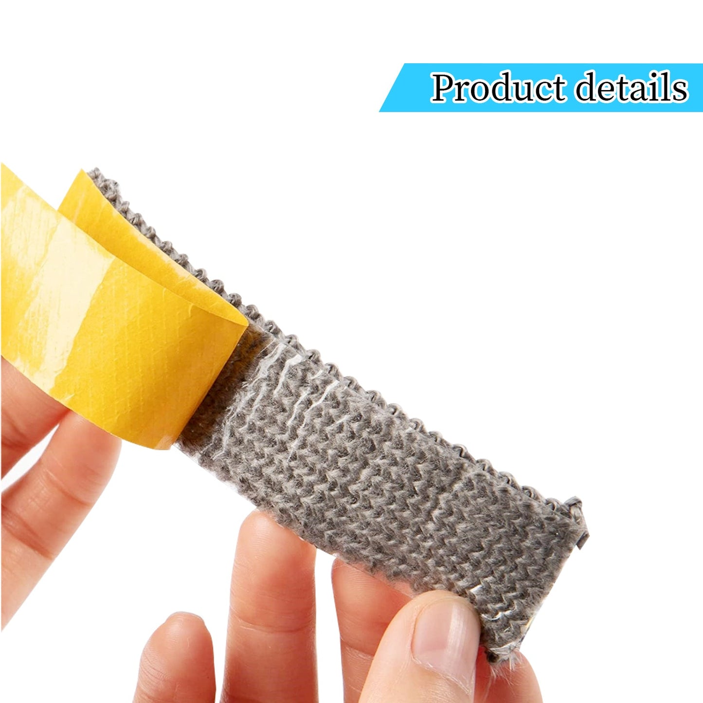 Flat Stove Rope for Wood Burning Stove, Oven Door, Chimney, and Fireplaces - Heat Resistant Sealant Strip - Self Adhesive - 3mm x 10mm x 2m