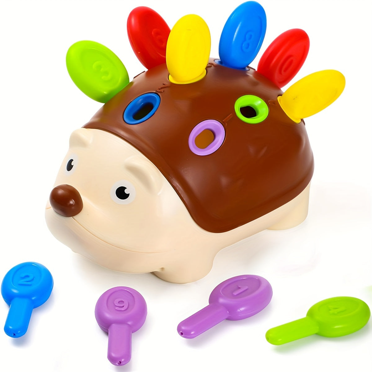 Colorful Plastic Hedgehog Toys for Kids - Promoting Fine Motor Skill Development, Ideal Preschool Gifts for Both Boys and Girls, Non-Battery Operated