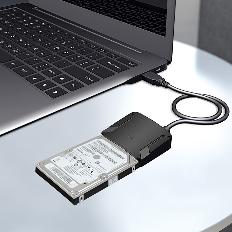 SATA to USB 3.0 adapter for converting external hard drives and SSD/HDD data transfers.