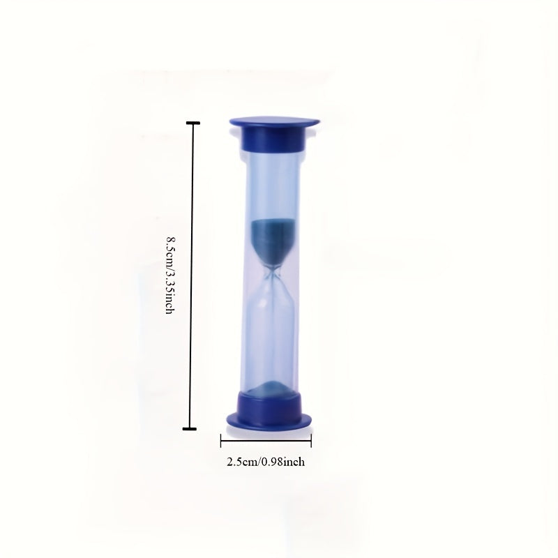 Set of 6 Vibrant Timer Timers - Small Sand Clocks for the Kitchen & Dining Area, Ideal Party Decor Accessory