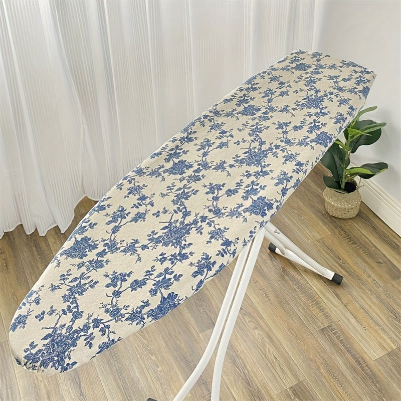 Protect your ironing board with this protective cover designed with edge heat protection. Compatible with standard size 38.16x137.16cm boards (board not included). A must-have household gadget for keeping your ironing board looking new.