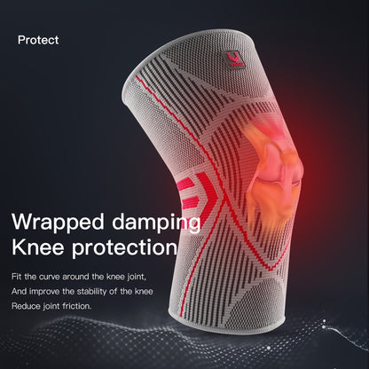 High-Elasticity Sports Knee Pads for Running, Fitness, Basketball - Breathable, Comfortable, Non-Slip | Nylon Support Brace