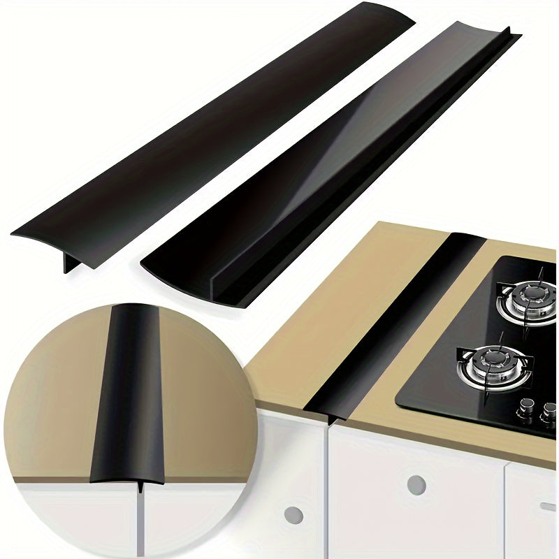 Protect your kitchen counters with this 53.5cm/21 inch long heat-resistant silicone gap filler. Designed to cover gaps and seal spills, this kitchen stove gap cover is a must-have for any home chef.