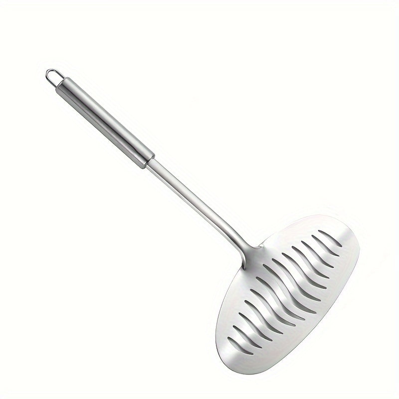 Stainless Steel Fish Frying Shovel - Multipurpose Kitchen Pancake Flipper and Steak Cooking Tool with Non-Stick Surface, Durable Utensil