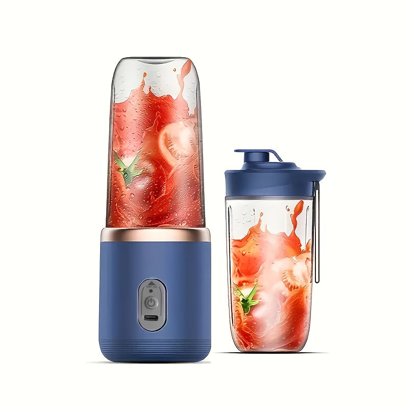 Portable Juicer Cup - Compact, Rechargeable, USB Powered with 1500mAh Lithium Battery, Perfect for On-the-Go and Travel Use