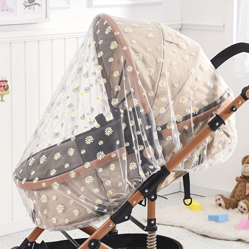 Cute Pattern Stroller Mosquito Net - Protect Your Baby with this Breathable Cover