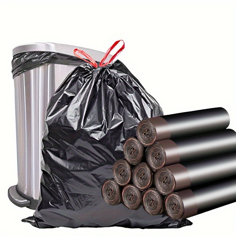 Top Pick! Durable Black Garbage Bags, 45.42 L/30.28 L - Great for Household, Hospitality, and Retail Use, Perfect for Waste and Yard Cleanup