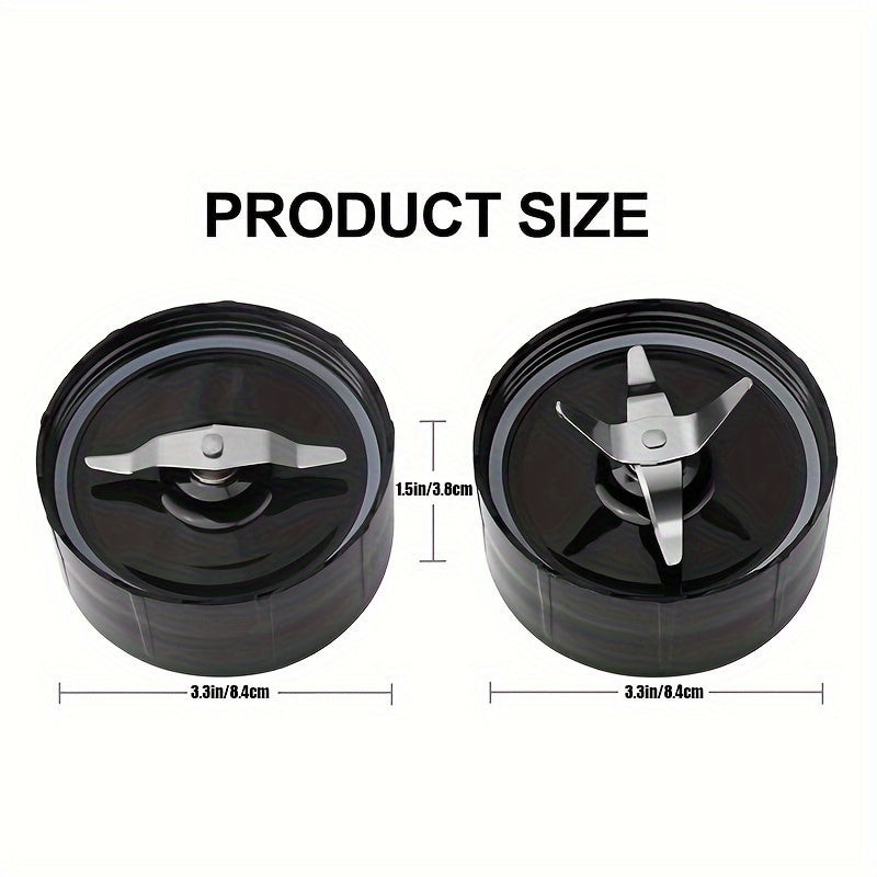 Replacement milling blade and cross blade with washers compatible with Magic Bullet 250W MB1001 series blenders. Fits models MB-1001, MB-1001B, MBR-1101, MBR-1701, MBR-1702, MBR-0301. Get your blender back in action with these quality replacement blades.