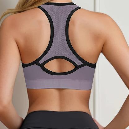 Sleek, comfy sports bra with breathable fabric for women's fitness and lingerie.