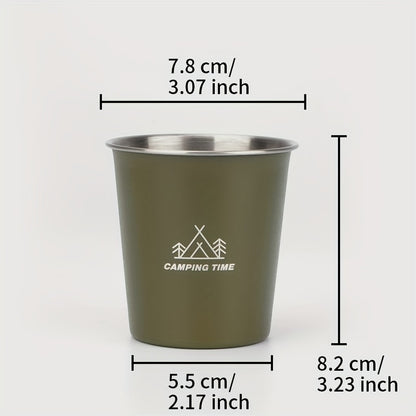 Durable stainless steel cup with non-stick coating - unbreakable, BPA-free, perfect for home, office, and travel - great birthday gift.