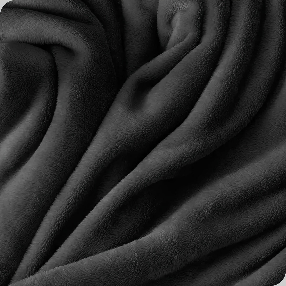 Elegant, Ultra-Soft Black Taffeta Blanket - Luxurious, Thick, and Suitable for All Seasons | Perfect as a Bed Sheet, Throw, Nap, or Pet Blanket | Machine Washable with a Sophisticated Solid Color Design