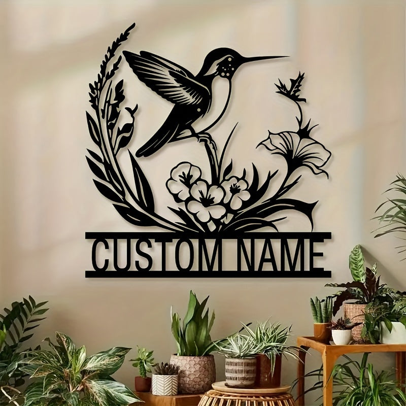 Personalized Metal Bird Flower Wall Art - Farmhouse Decor for Porch or Courtyard

Add a touch of charm to your home with this stunning metal wall art featuring a personalized bird and flower design. This customizable piece is perfect for adding a unique