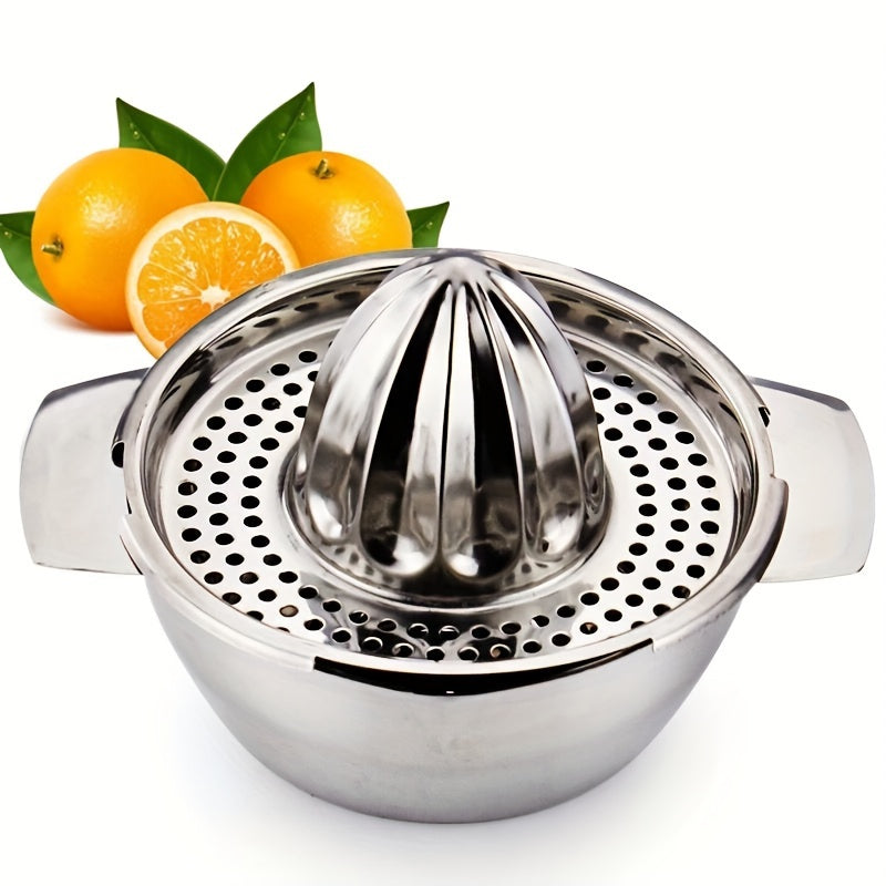 1300ml Stainless Steel Manual Citrus Juicer: Premium Kitchen Gadget for Squeezing Fresh Juice from Lemons, Oranges, and Other Citrus Fruits